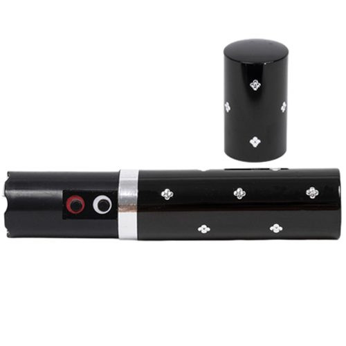 Фонарь ручной, электрошокер ИСКРА 1202 Black, 10х10х10см, Встроенный аккумулятор