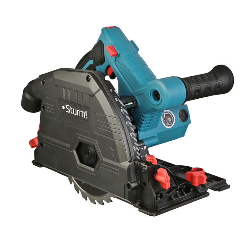 Пила циркулярная погружная Sturm! CS51165PS (ПРОФИ), 1400Вт, диск 165х20мм, 5000об/мин, кабель 4м