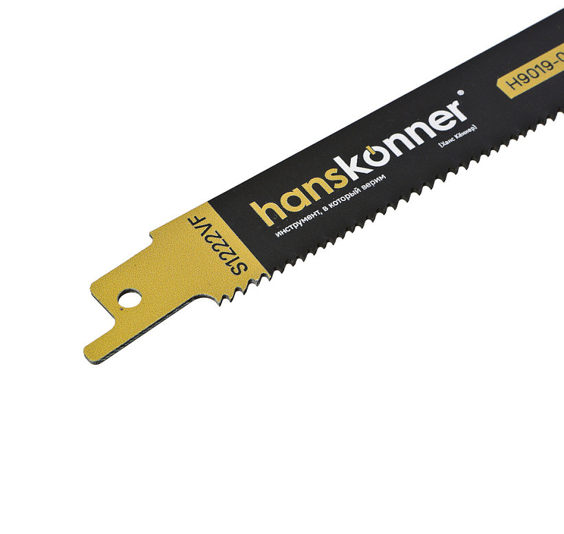 Полотно для сабельной пилы универс. HANSKONNER H9019-03-S1222VF; 300/1,8-2,5мм; (мет,дер,пласт)