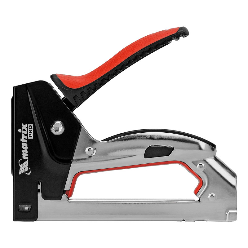 Степлер мебельный Matrix, стальной, быстрая загрузка, тип скобы 53, 6-10 мм, PRO