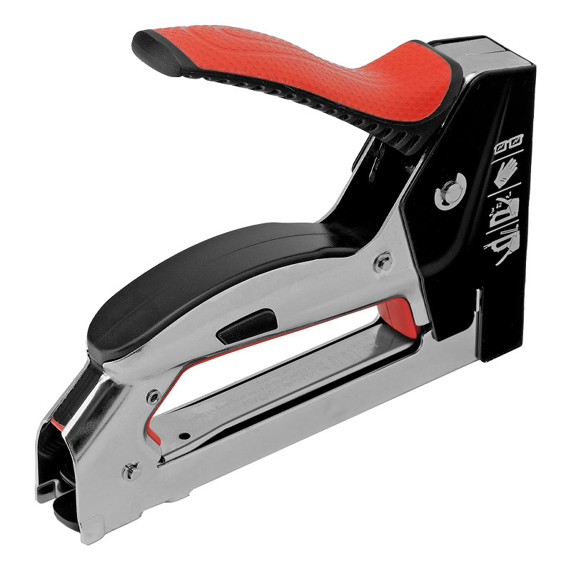 Степлер мебельный Matrix, стальной, быстрая загрузка, тип скобы 53, 6-10 мм, PRO