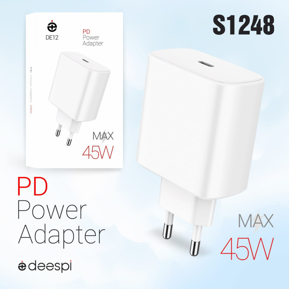 СЗУ Deespi DE12 PD45W White СЗУ Deespi DE12 PD45W White