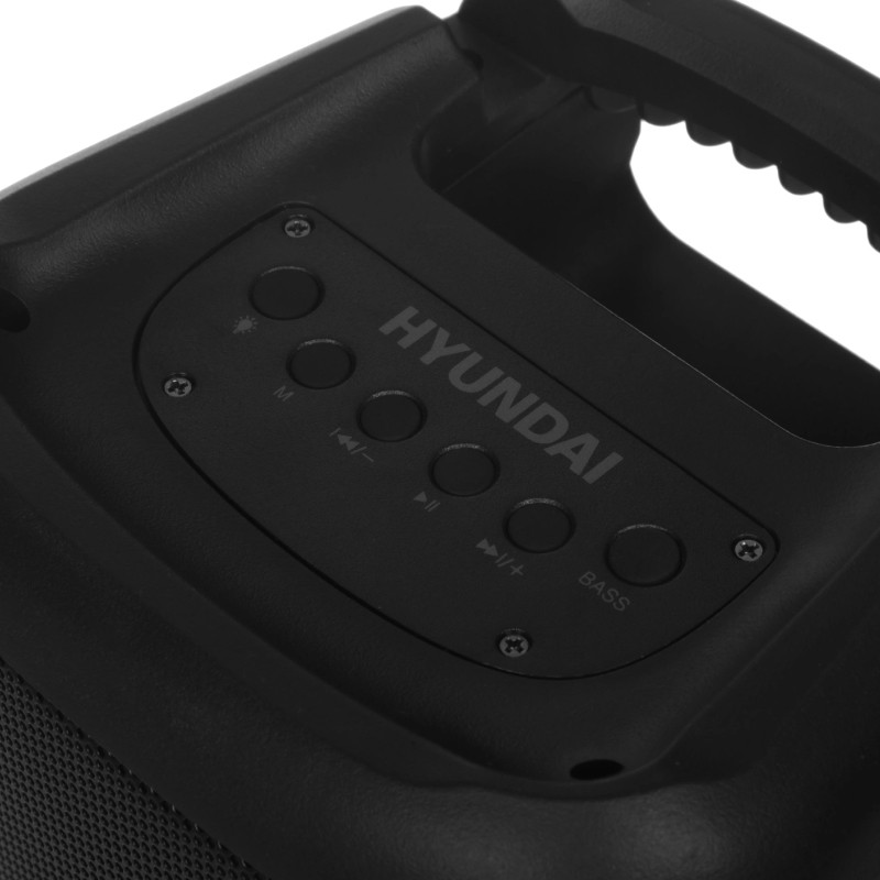Портативная Bluetooth колонка Hyundai H-PS1006 черный 30 Вт