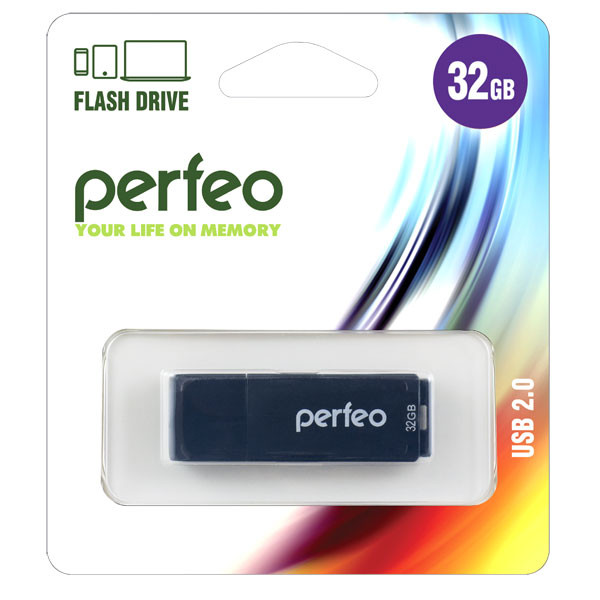 USB флэш-накопитель 32GB Perfeo C04 черный USB2.0