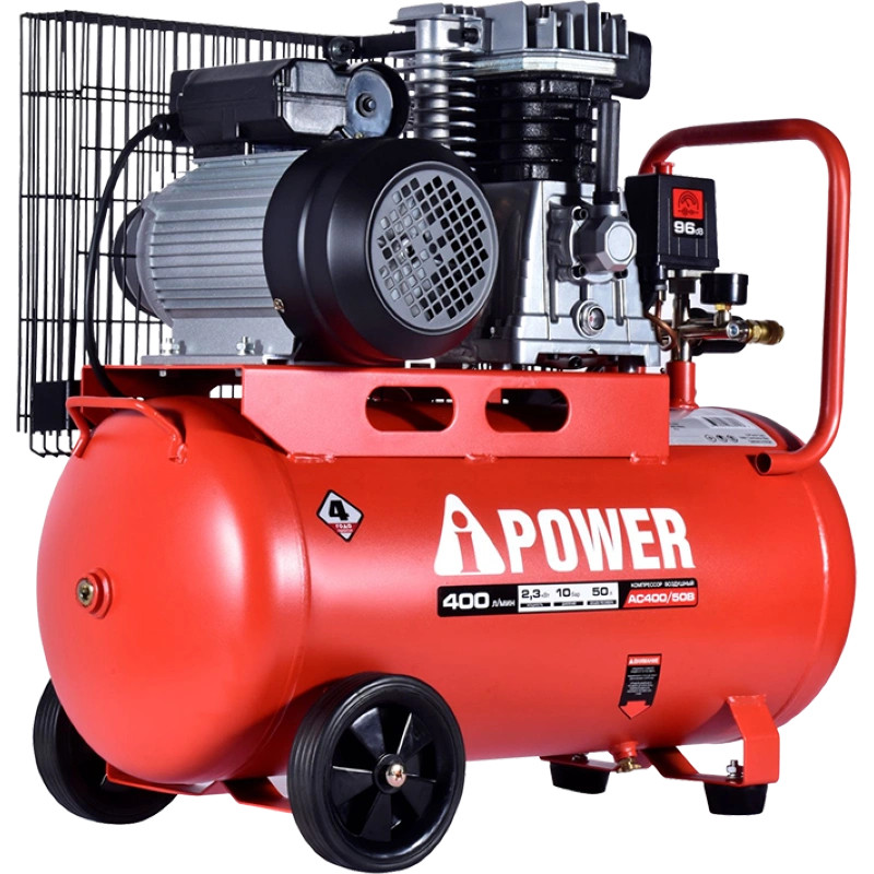 Компрессор масляный ременной A-iPower AC400/50B PROF 2200 400л/мин 2200 Вт 50 л
