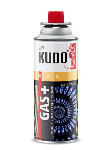 Газ всесезонный KUDO KU-H403 520 мл, до –20°C, упаковка 12шт