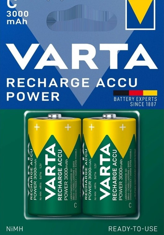 Аккумулятор VARTA HR14/C C3000mAh / 2BL 56714