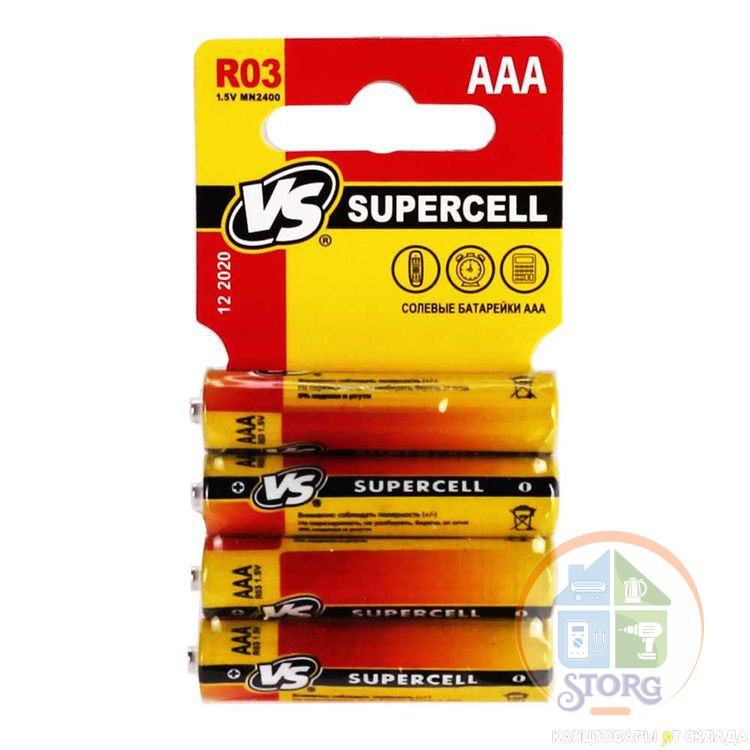 Элемент питания VS R6/4SHRINK CARD Supercell