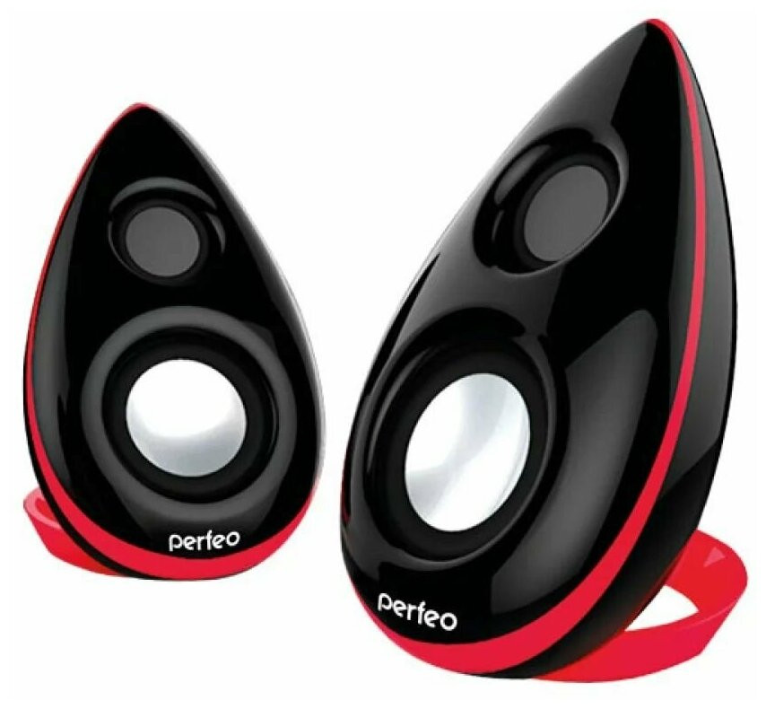 Perfeo колонки "ROCKET" 2.0, мощность 2х3 Вт (RMS), чёрн, USB  (PF-1961-B)