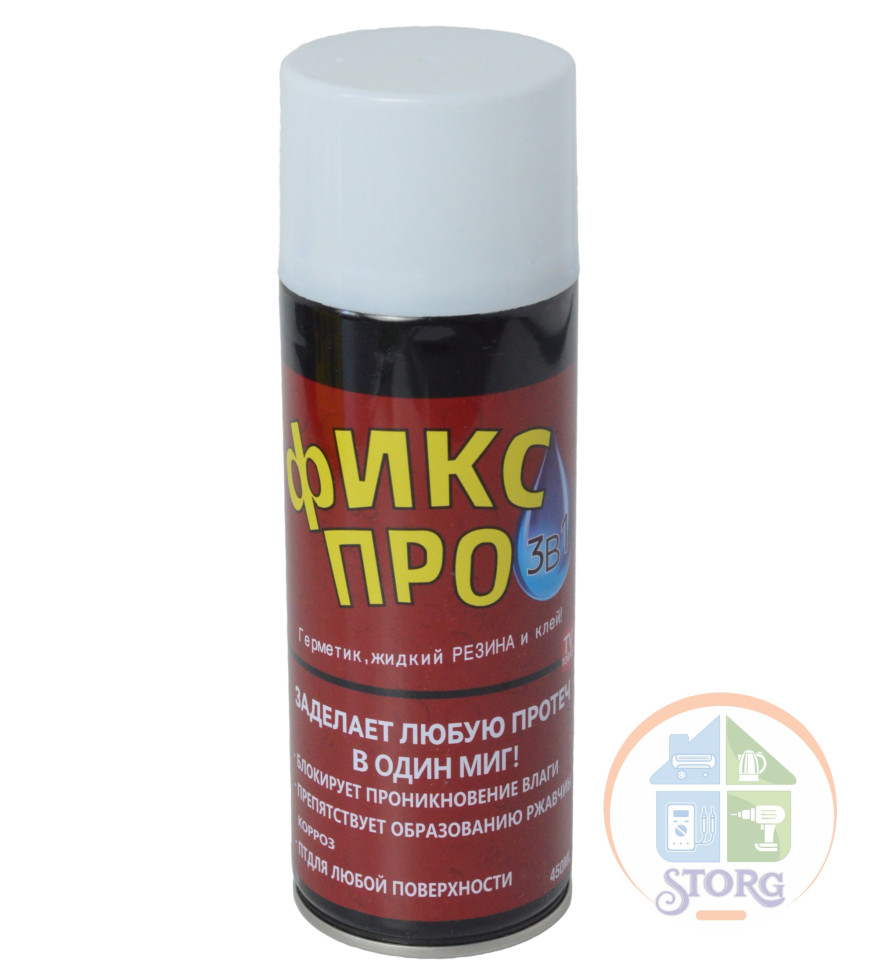 Жидкая резина "Фикс Про 3 в 1" Белый КЛЕЙ+ГЕРМЕТИК+РЕЗИНА (СКЛЕИТ ВСЕ)