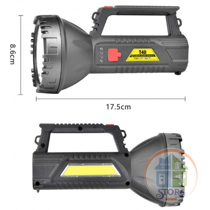 Фонарик+аккумулятор+зарядка Micro STD-1114