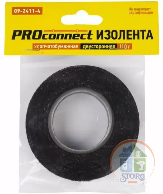 Изолента ХБ 18 х 0,35 мм, (ролик 16,4 м / 110 г)  PROconnect