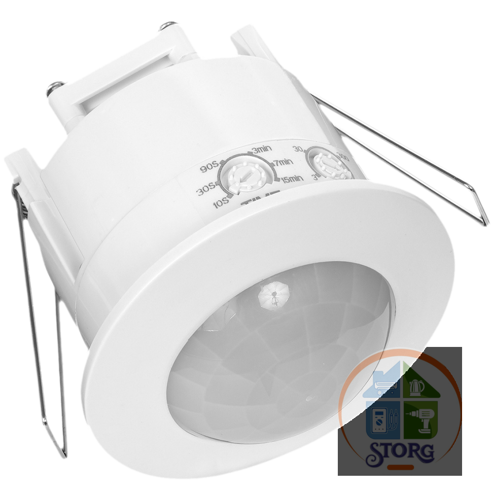 Датчик движения инфракрасный REV Ritter DDV-2 R63 360°, встраиваемый R63, белый
